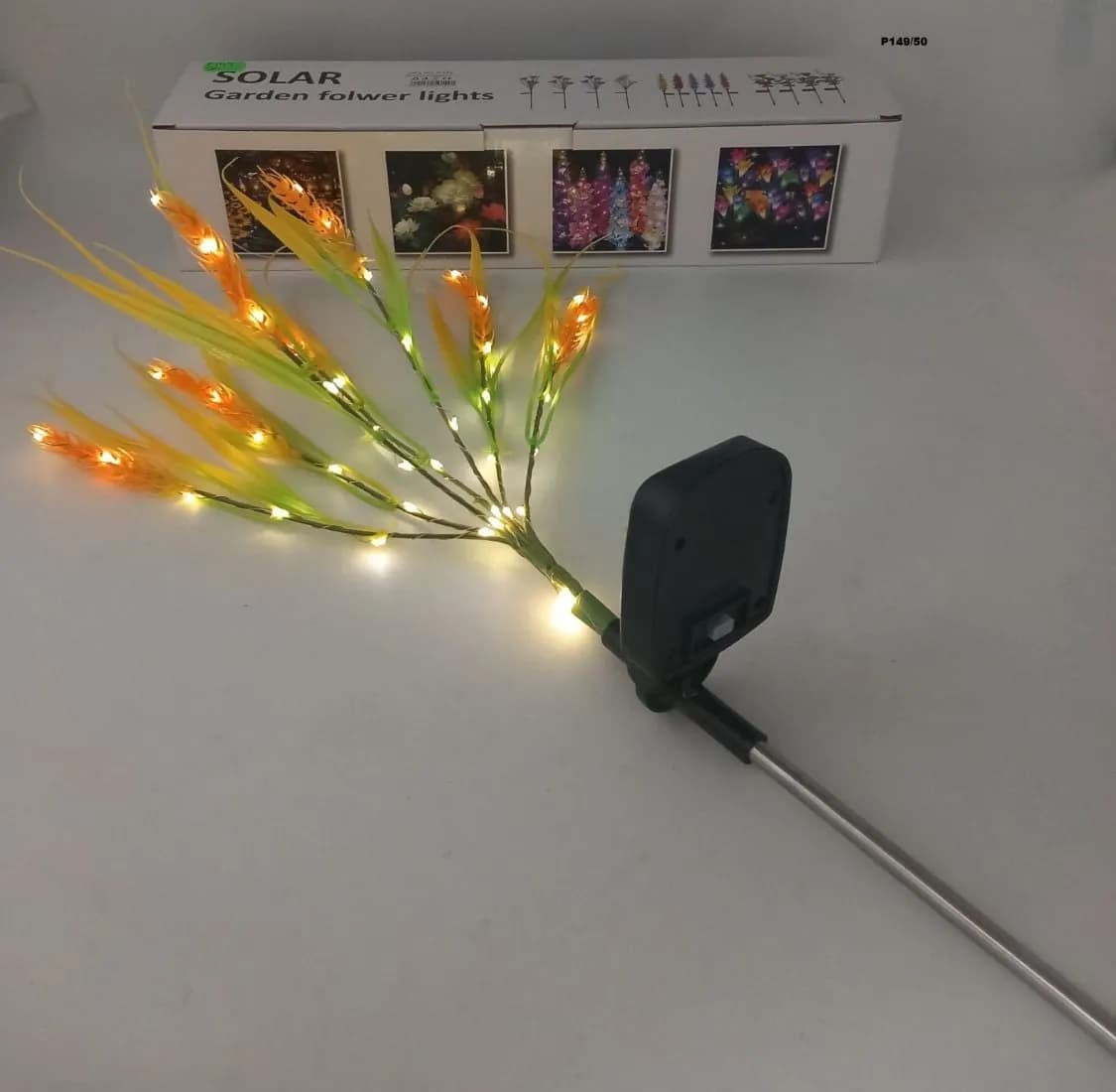 Zestaw Lampka Solarna Ogrodowa Kłosy LED 6 szt.