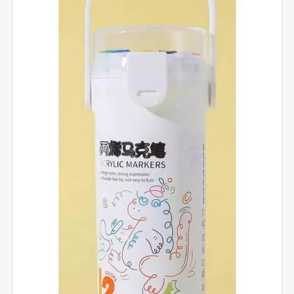 Akrylic Markers 12 Kolor