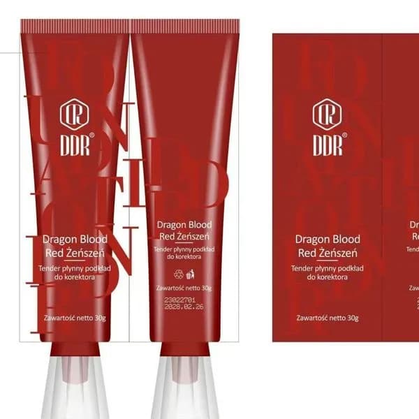 Podkład do Twarzy DDR Smocza Krew i Czerwony Żeńszeń 30g