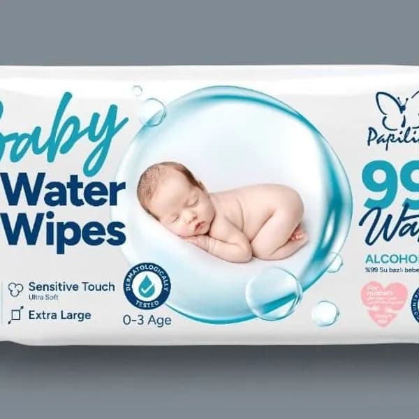 Papillion Chusteczki Nawilżane dla Niemowląt 50PCS