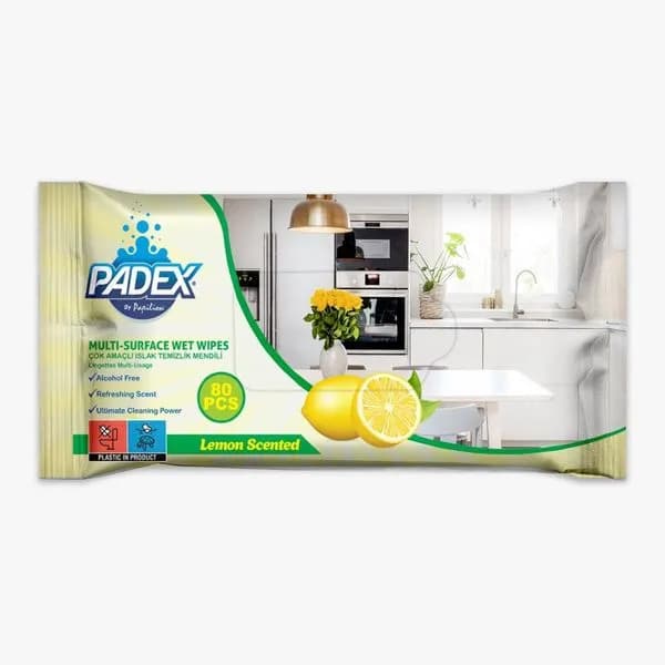 Padex Multi Chusteczki do Czyszczenia Powierzchni 80PCS
