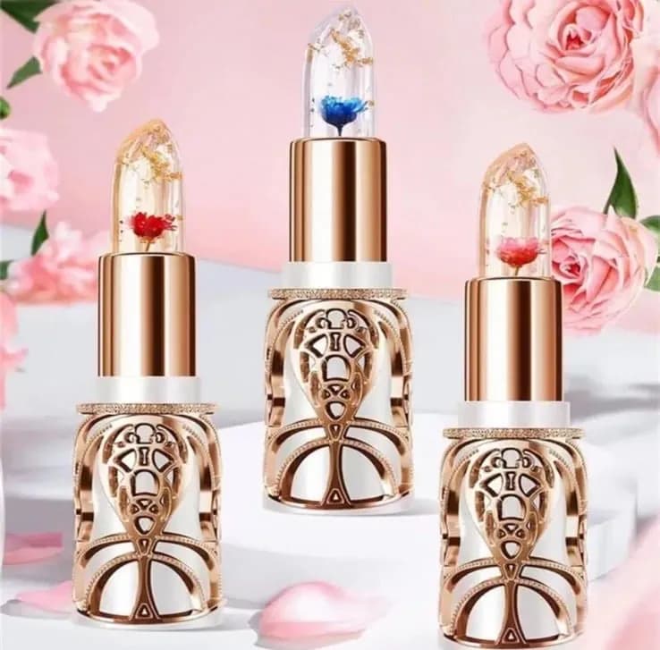 Pomadka Dubajka z kwiatkiem i złotem, zestaw 24 szt.