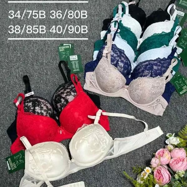 Biustonosz damski koronkowy 34/75B 36/80B 38/85B 40/90B