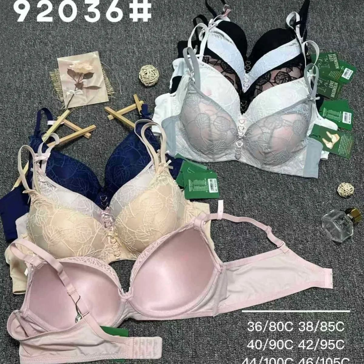 Biustonosz damski koronkowy 36/80C 38/85C 40/90C 42/95C 44/100C