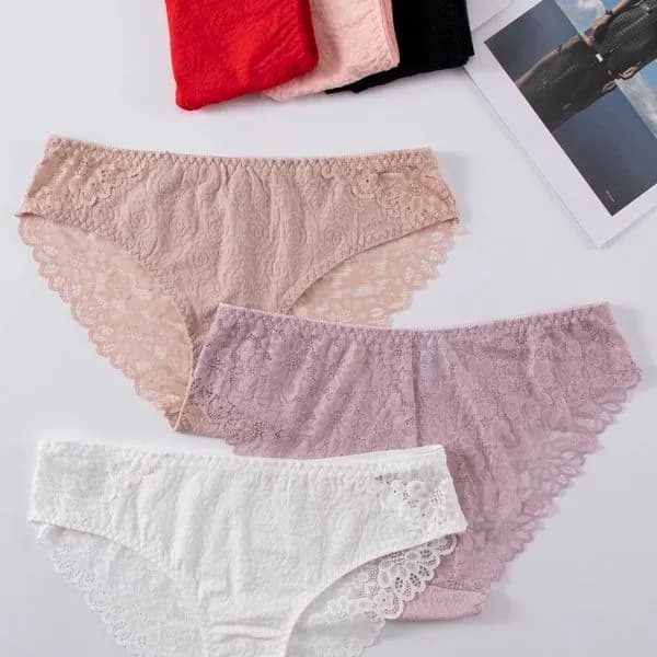 Majtki damskie Finella S/M/L/XL koronka wielopak