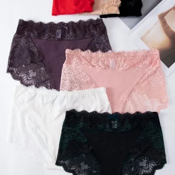 Majtki damskie Finella XL-XXXL koronka 4 kolory
