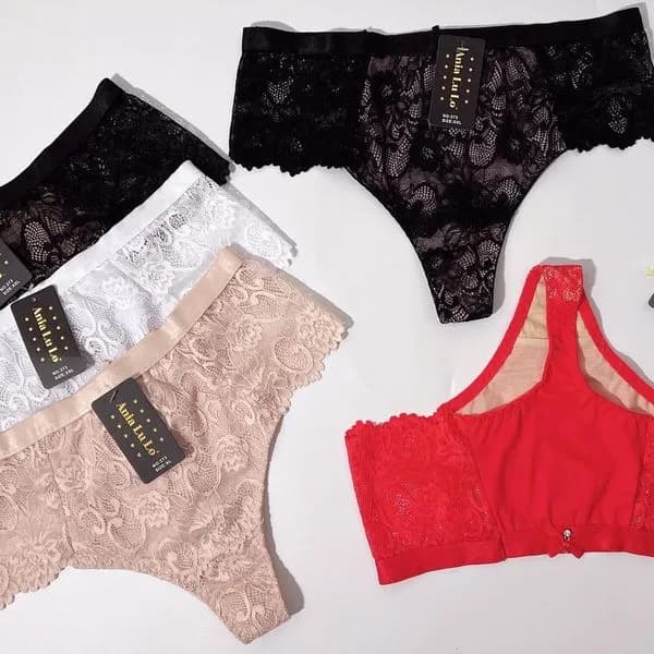 Majtki damskie koronkowe L-30, XL-32, XXL-34, 3XL-36