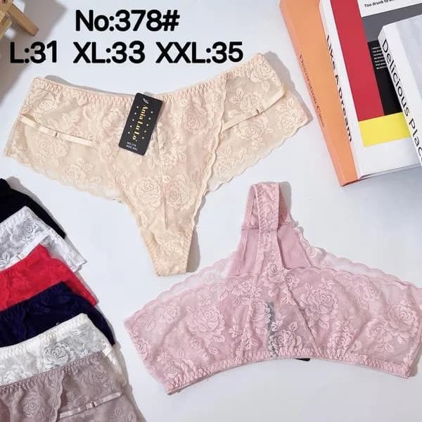 Majtki damskie stringi koronka L31 XL33 XXXL35 No.378