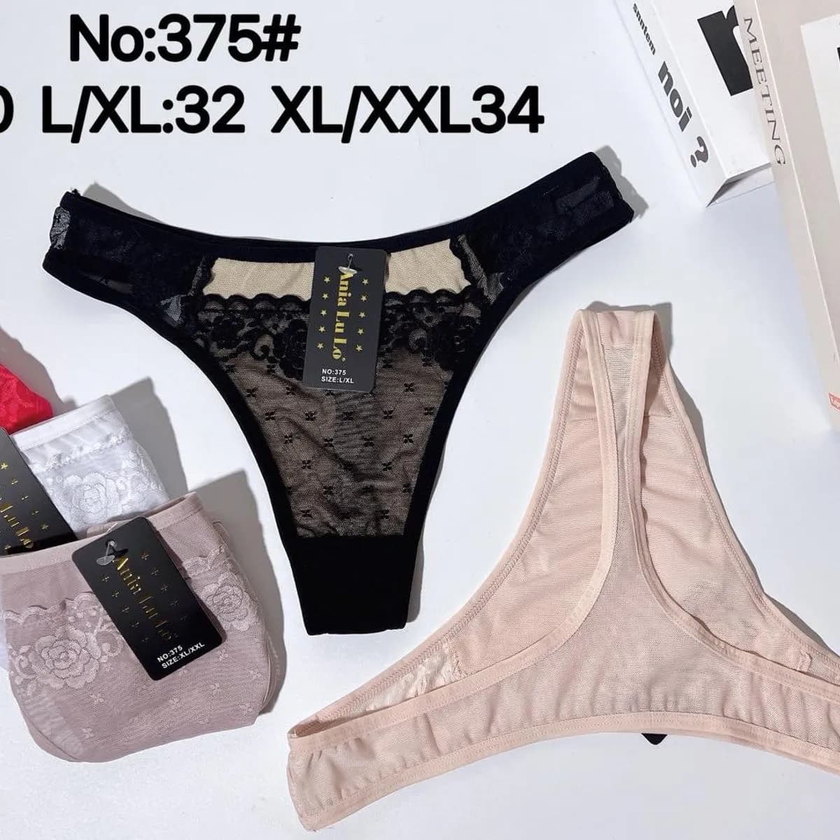 Majtki damskie stringi S-30 L-32 XL-34 No#375#