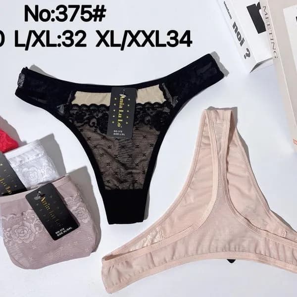 Majtki damskie stringi S-30 L-32 XL-34 No#375#