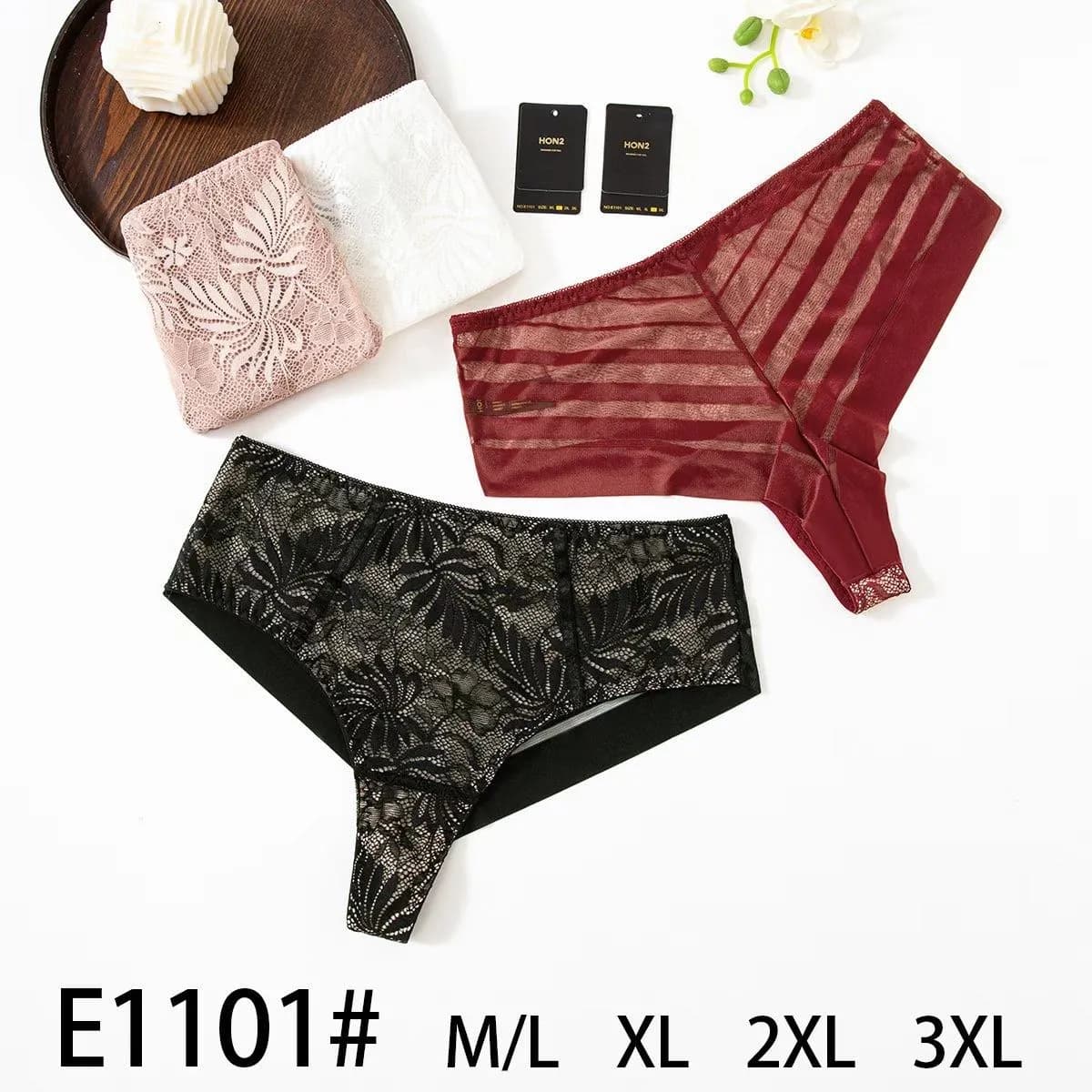 Majtki damskie E1101# rozmiary M/L XL 2XL 3XL