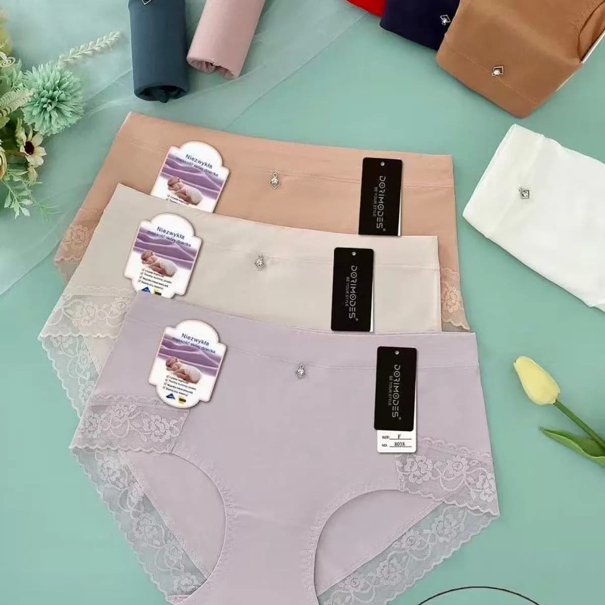 Majtki damskie XL 88% wiskoza 12% spandex NO.0321