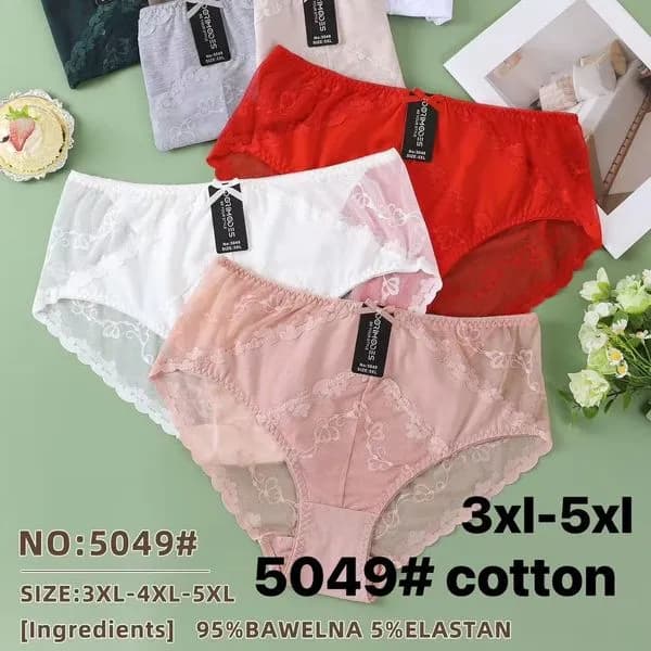 Majtki damskie 3XL-5XL bawełna 95% Dorimodes NO:5049