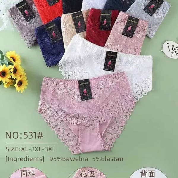 Majtki damskie bawełniane XL-3XL NO:531 DormyModes