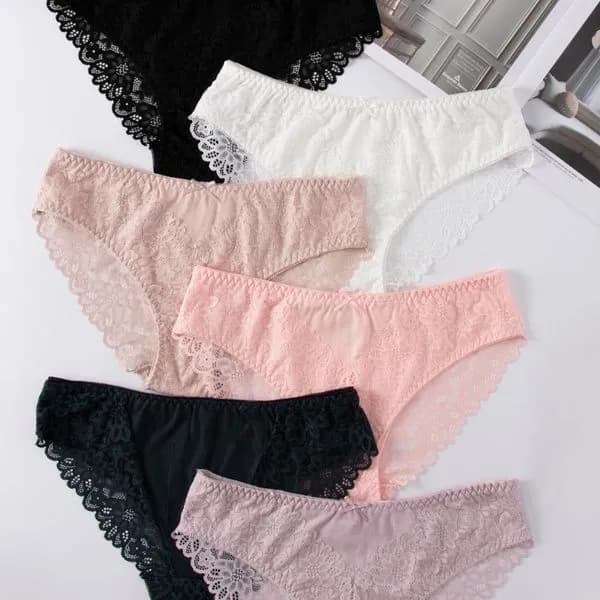 Majtki damskie Finella koronkowe M L XL 6 szt