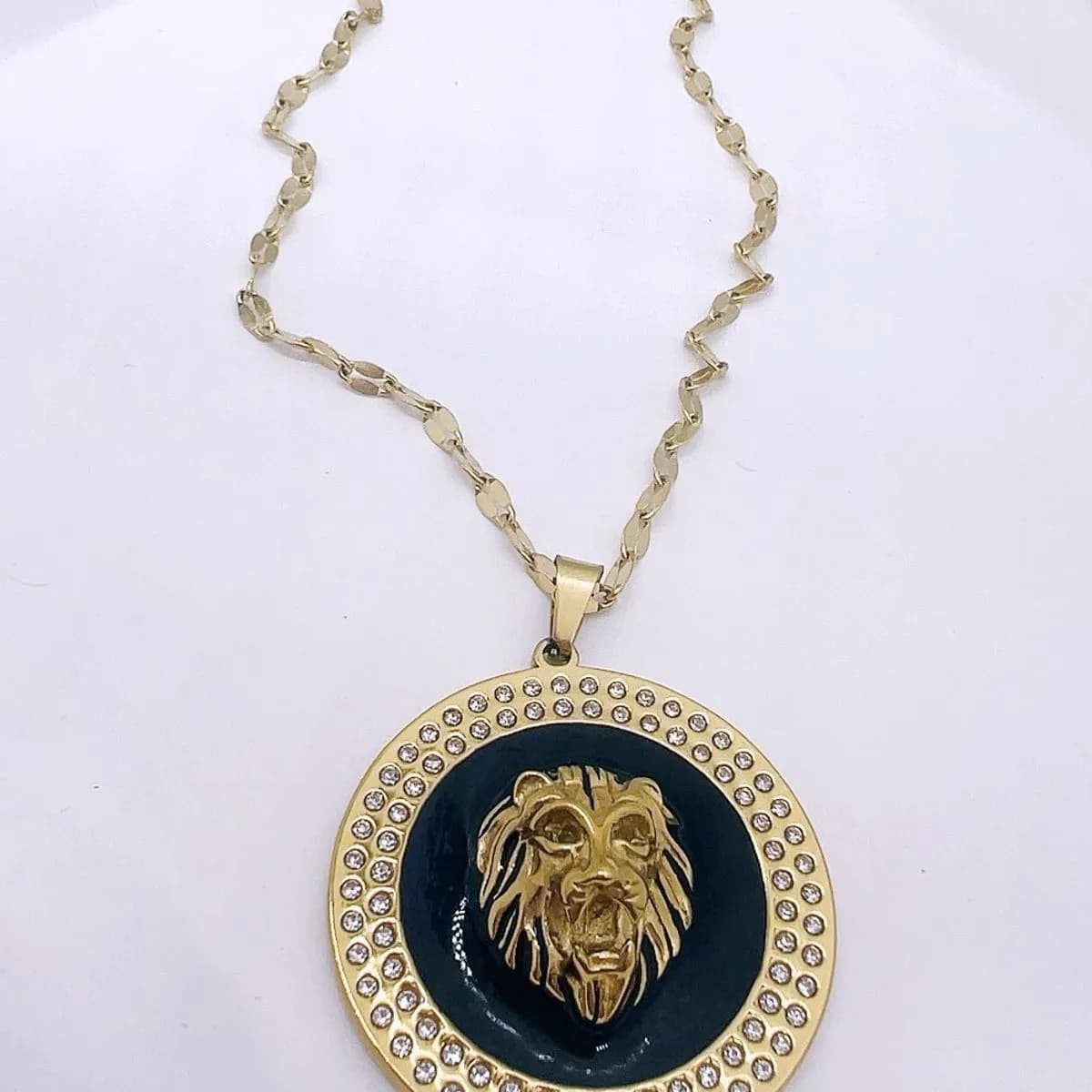 Łańcuszek damski z lwem 316L