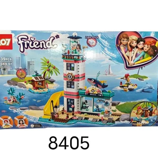 Klocki Friend 639PCS Latarnia morska 6+ lat