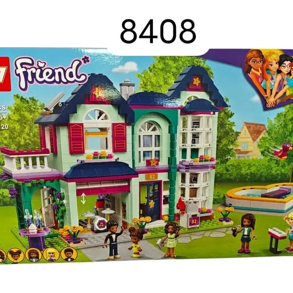 Klocki Friend 814PCS 8408 Dom z basenem