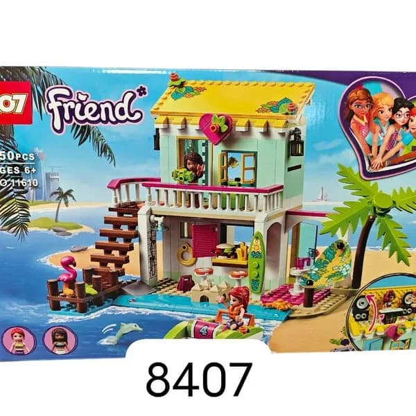 Klocki Friend 450PCS Dom nad morzem 8407