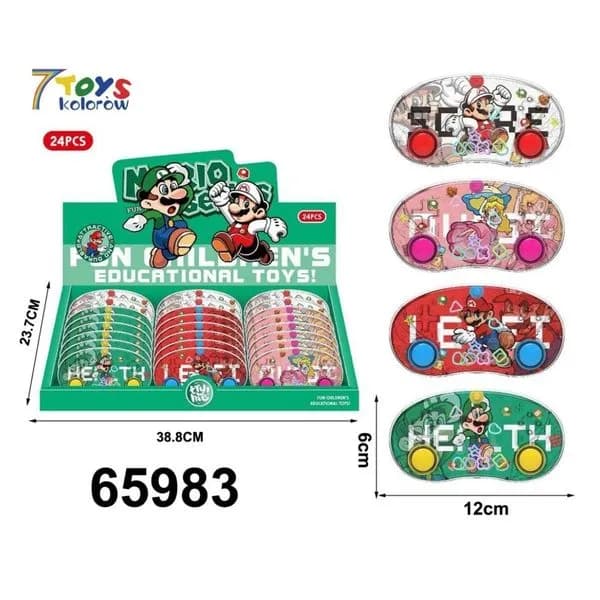 Gra Wodna Mario Bros Educational Toys 24 szt