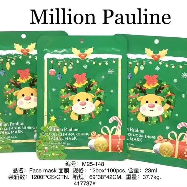 Maska w płachcie Collagen Nourishing MIllion Paulinine 23ml