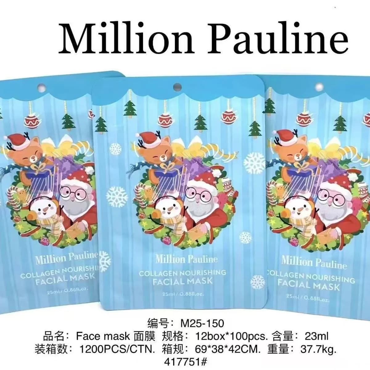 Maska w płachcie Collagen Facial Mask MIllion Pauline 23ml