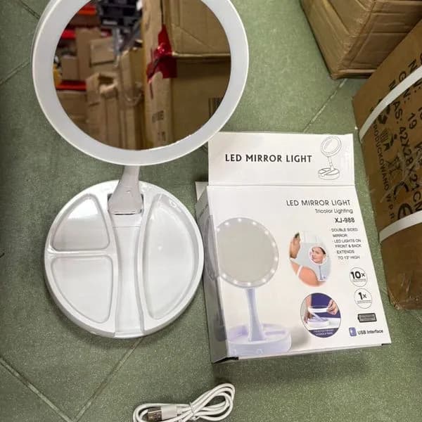 Lusterko świecący na Prąd & na baterie 4xr6