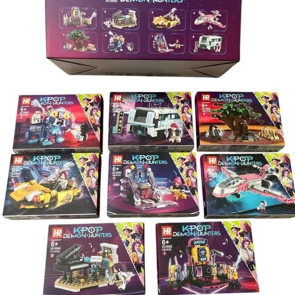 Zestaw klocków Kpop Demon Hunters HR905480 8 szt