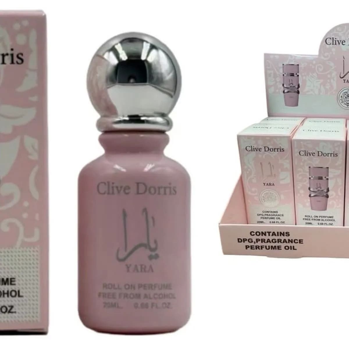 Perfume Roll On Clive Dorris 20ml bez alkoholu