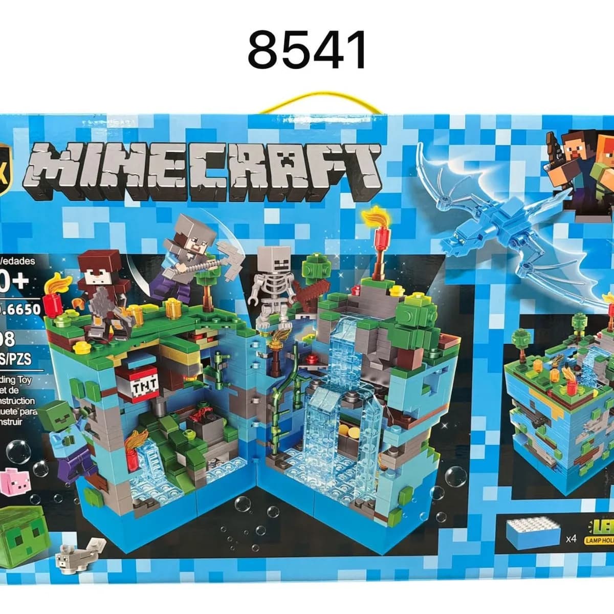 Klocki Magnetic Minecraft LED