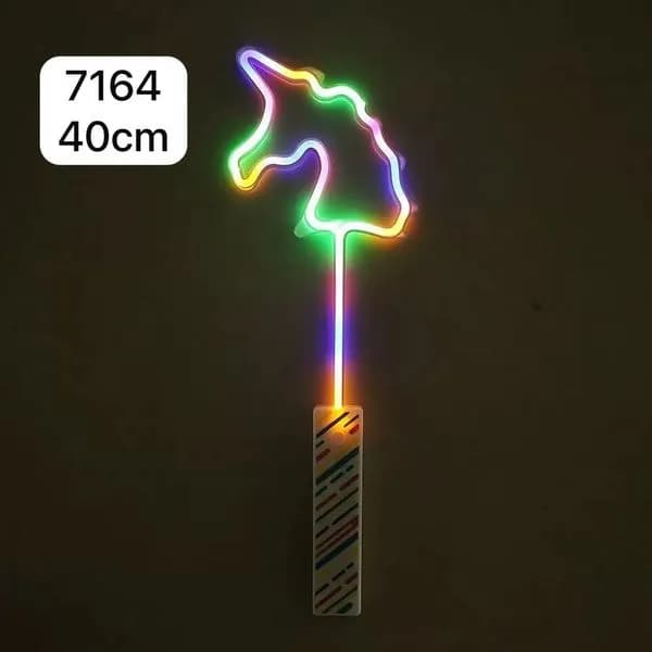 Różdżka LED Unicorn 40cm z podświetleniem