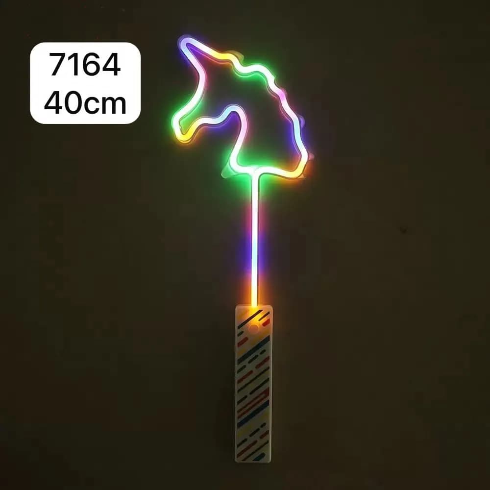Różdżka LED Unicorn 40cm z podświetleniem
