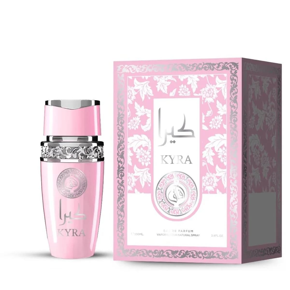 Perfumy KYRA 100ml różowa butelka