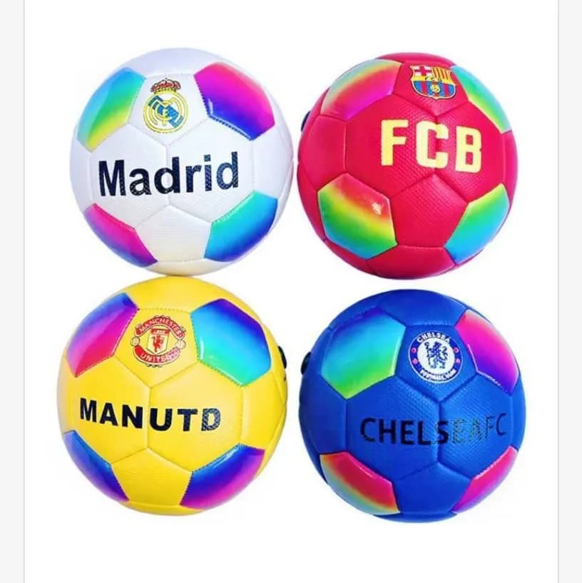 Mini piłki nożne z motywami Real Madrid, Barcelona, ManU, Chelsea