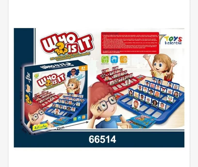 Gra planszowa Who Is It? 24 karty, kod 66514