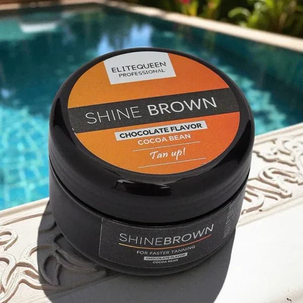 Shine Brown Chocolate Skin Taming Cream 100g