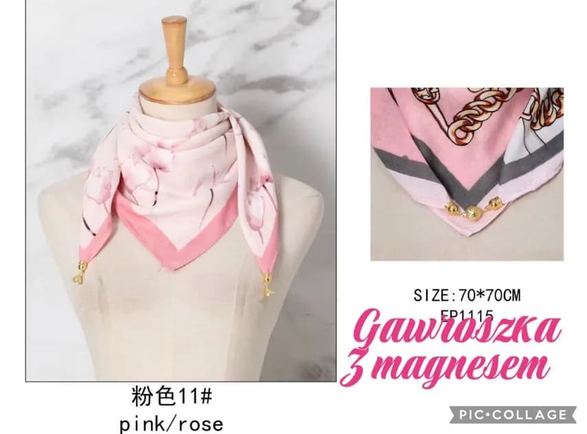 Chusta Damska z Magnesem