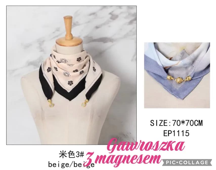 Chusta Damska z Magnesem