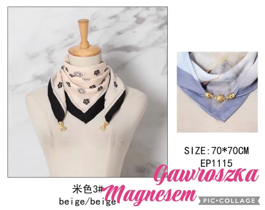 Chusta Damska z Magnesem