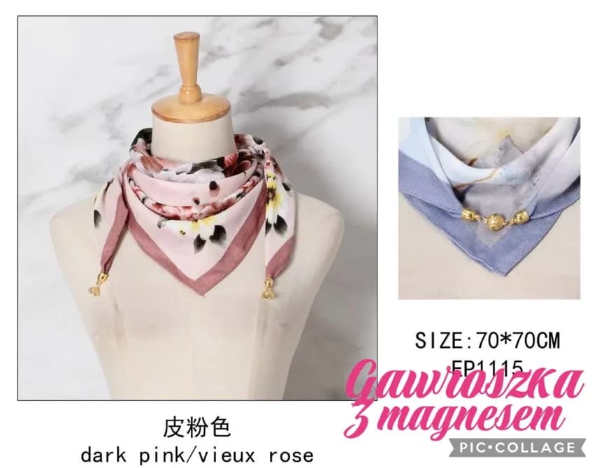 Chusta Damska z Magnesem