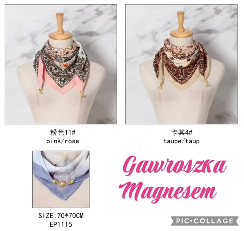 Chusta Damska z Magnesem