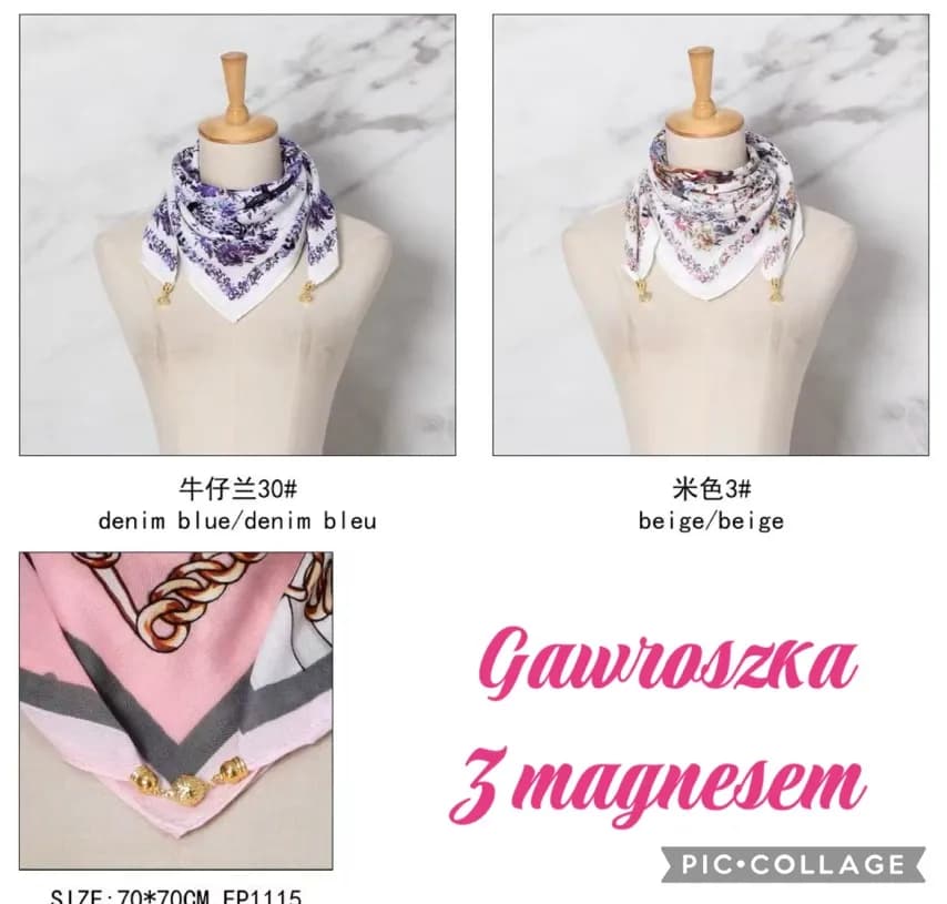 Chusta Damska z Magnesem