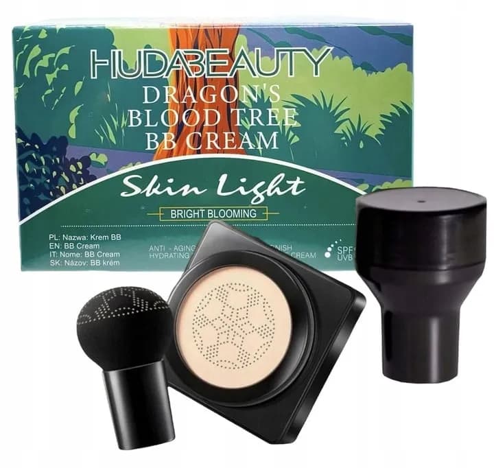 Krem BB Dragon's Blood Hudabeauty z aplikatorem grzybkiem 12 szt.