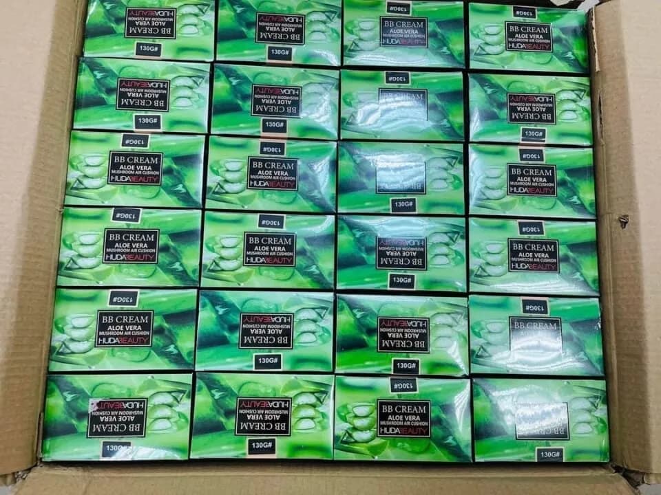 Krem BB Aloe Vera Mushroom Air Cushion Hudabeauty 130g - 12 szt.