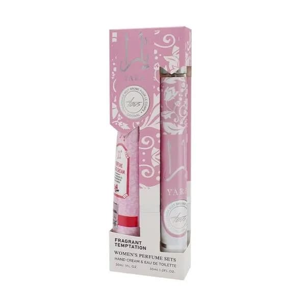 Zestaw Różowych Perfum &amp; Kremów do Rąk YARA