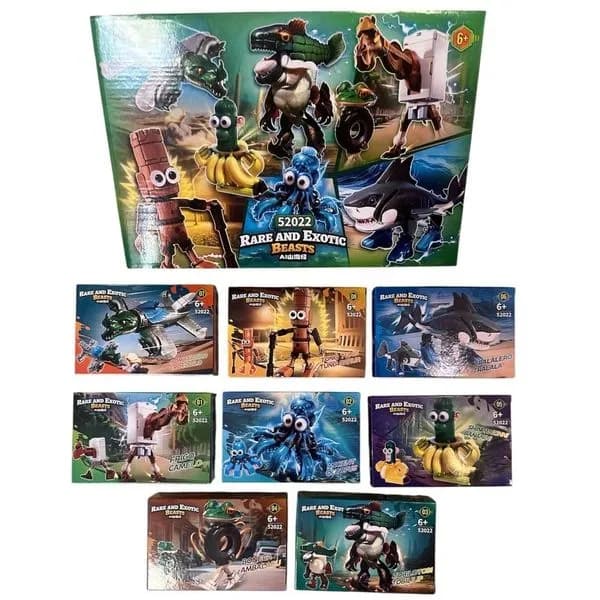 Klocki Brain Root Rare and Exotic Beasts 16 szt
