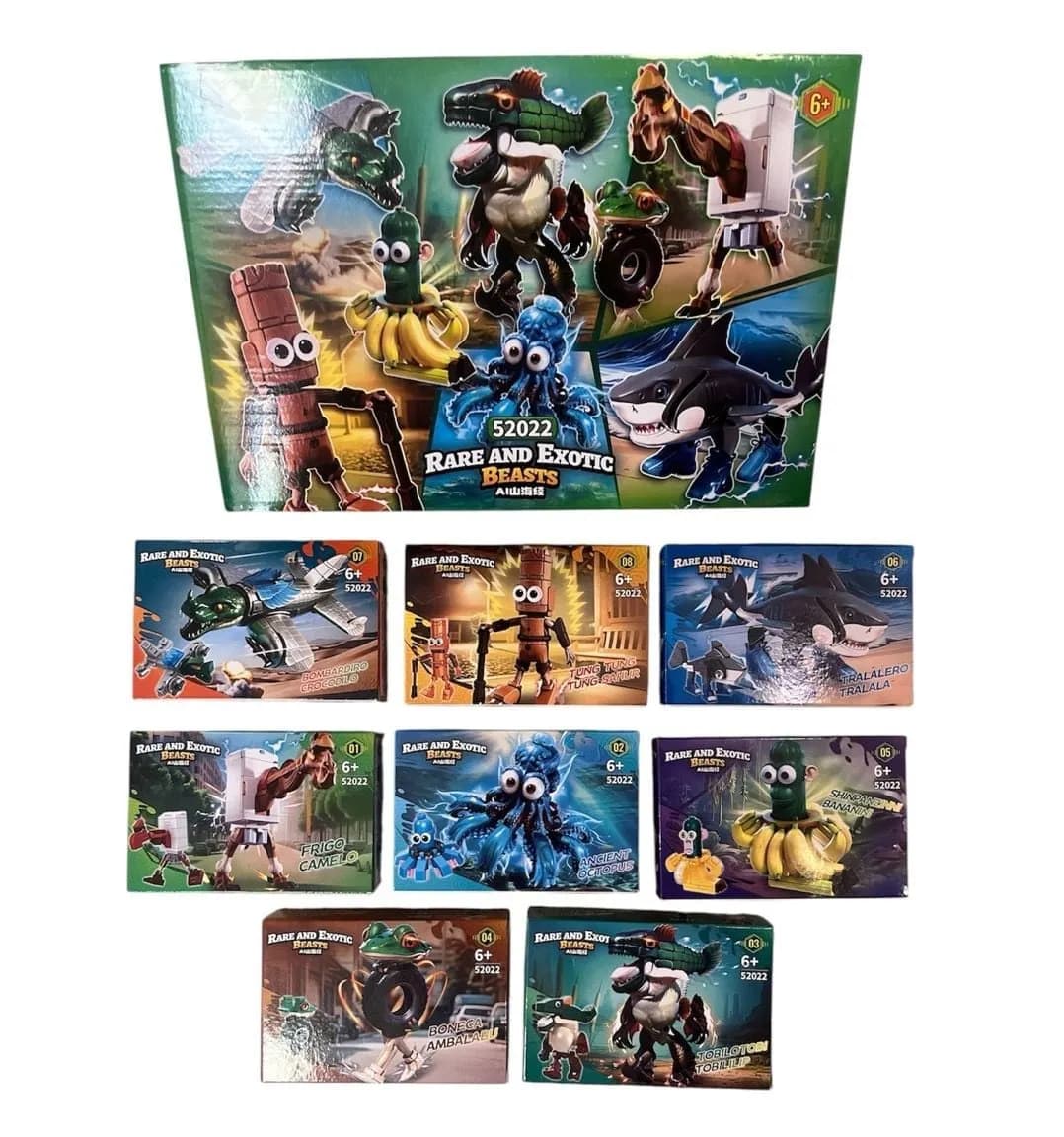 Klocki Brain Root Rare and Exotic Beasts 16 szt