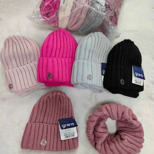 Komplett Czapki Komin dla Dzieci 52-56