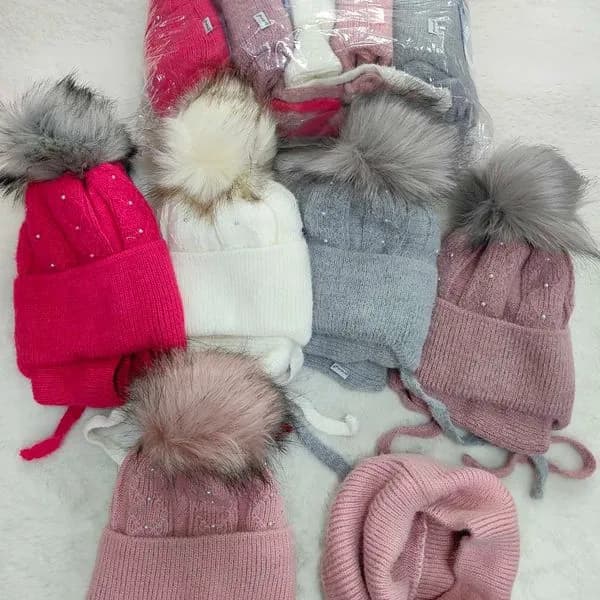 Komplett Czapki Komin dla Dzieci 48-50