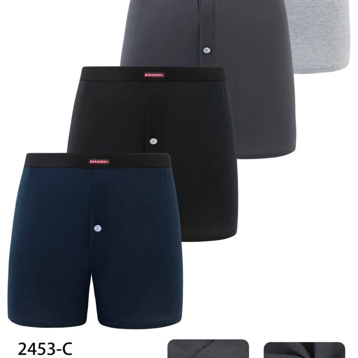 Bokserki męskie TOM.NY 85% bawełna S-XXL 4 szt 24,5 cm